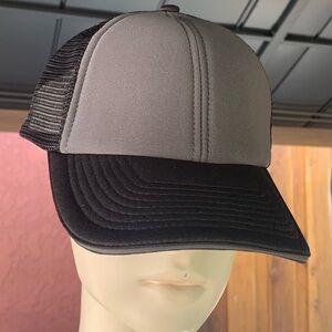 Nissun Adjustable Snap Back Grey & Black Trucker Hat